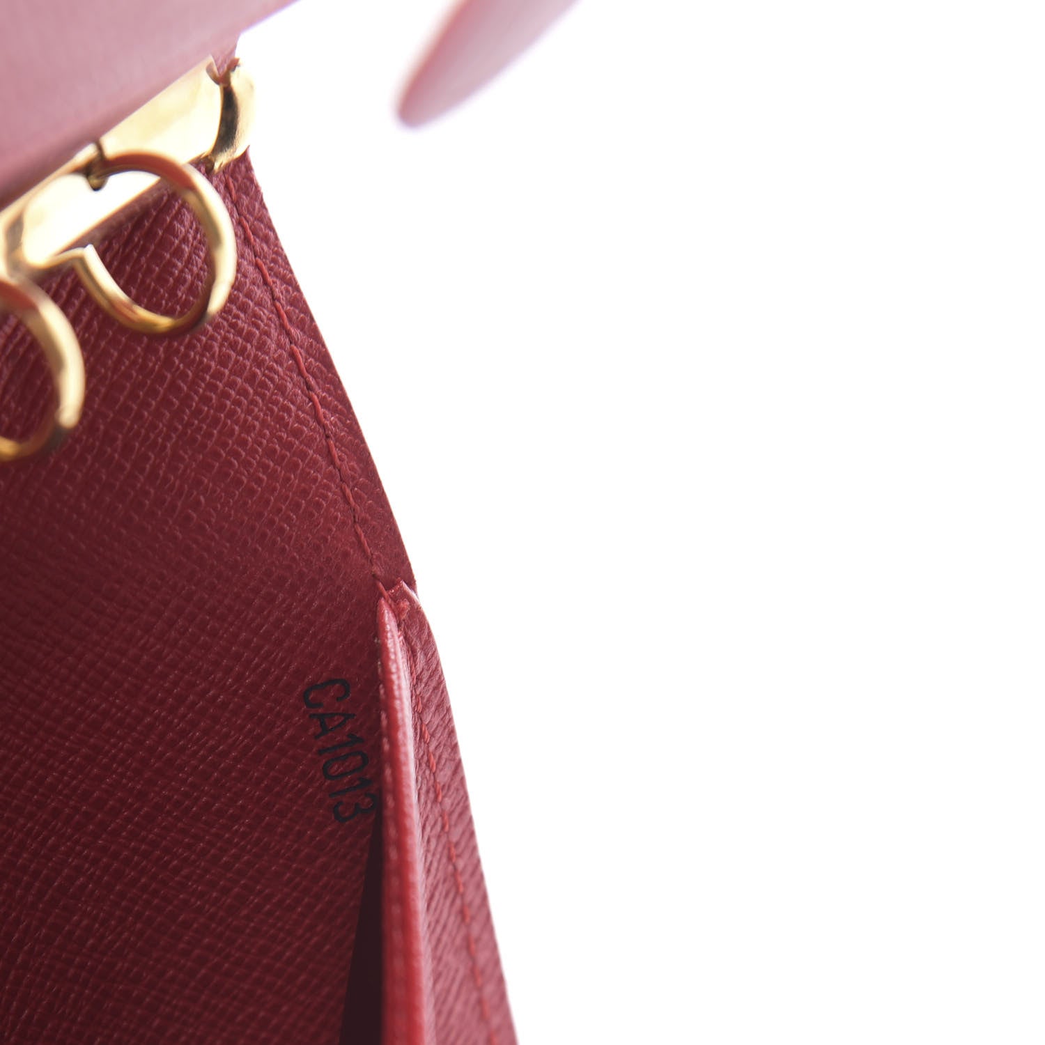 Louis Vuitton Epi Small Ring Agenda Cover Castillan Red 7 of 9