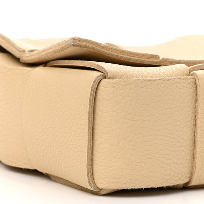 Bottega Veneta Grained Calfskin Maxi Intrecciato Cassette Crossbody Bag Porridge 8 of 9
