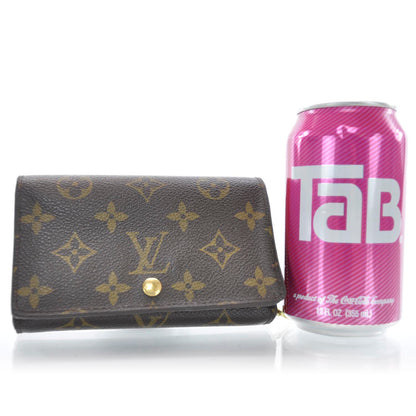 Louis Vuitton Monogram Porte-Monnaie Tresor Wallet 2 of 8