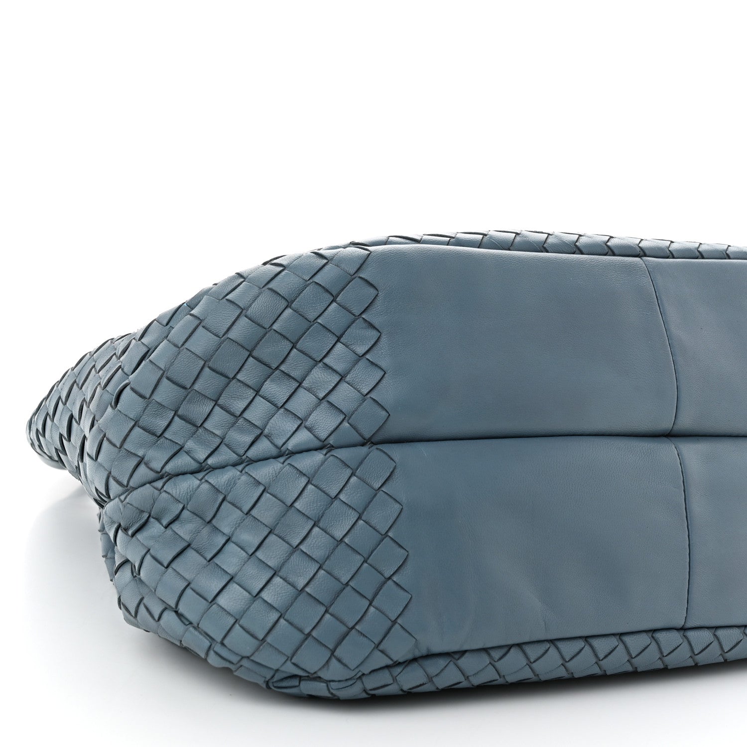 Bottega Veneta Nappa Intrecciato Medium Campana Hobo Blue 10 of 11