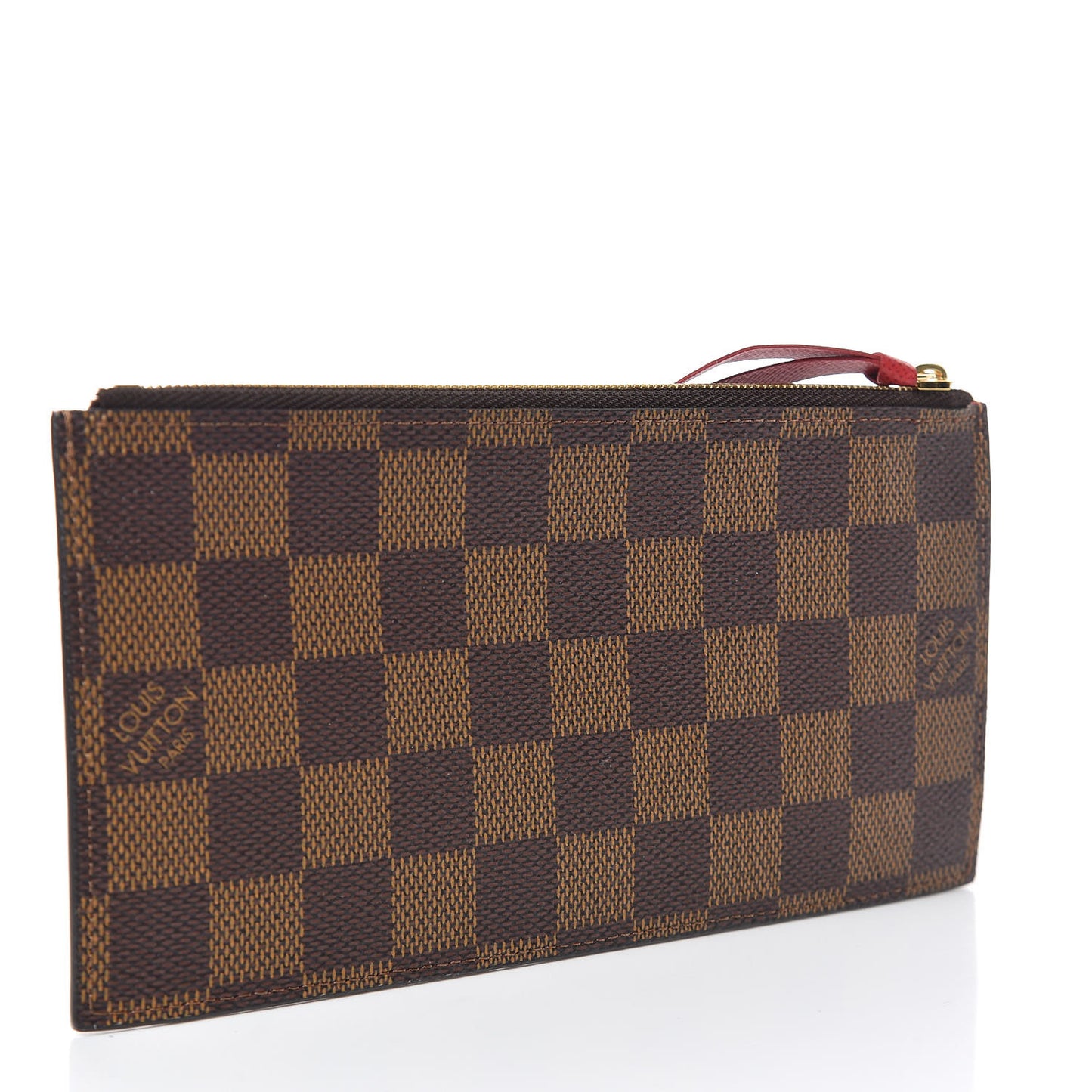 Damier Ebene Felicie Chain Wallet Zippered Insert