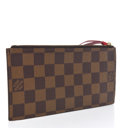 Louis Vuitton Damier Ebene Felicie Chain Wallet Zippered Insert 3 of 6