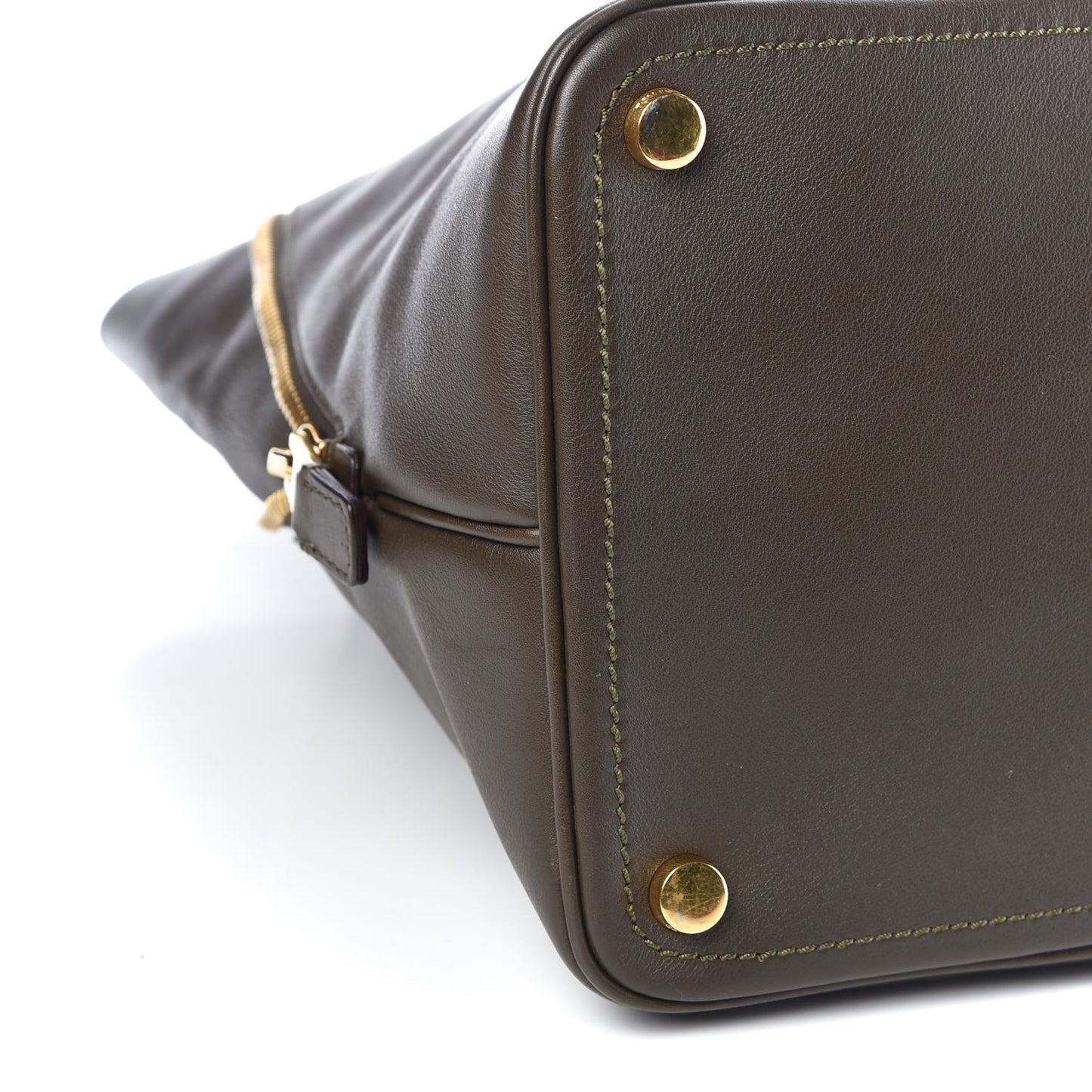 Calfskin Medium Jennifer Trap Tote Dark Green