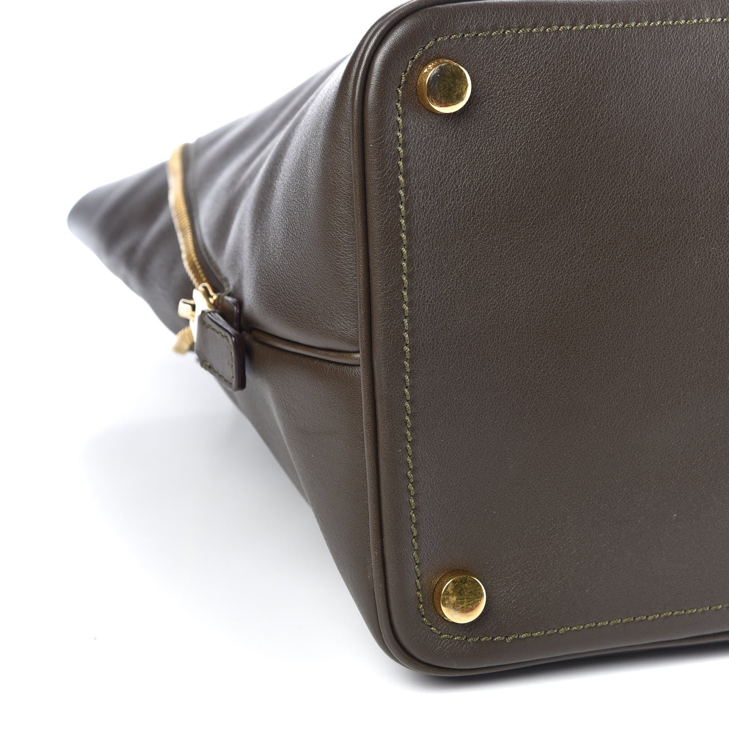Tom Ford Calfskin Medium Jennifer Trap Tote Dark Green 11 of 12