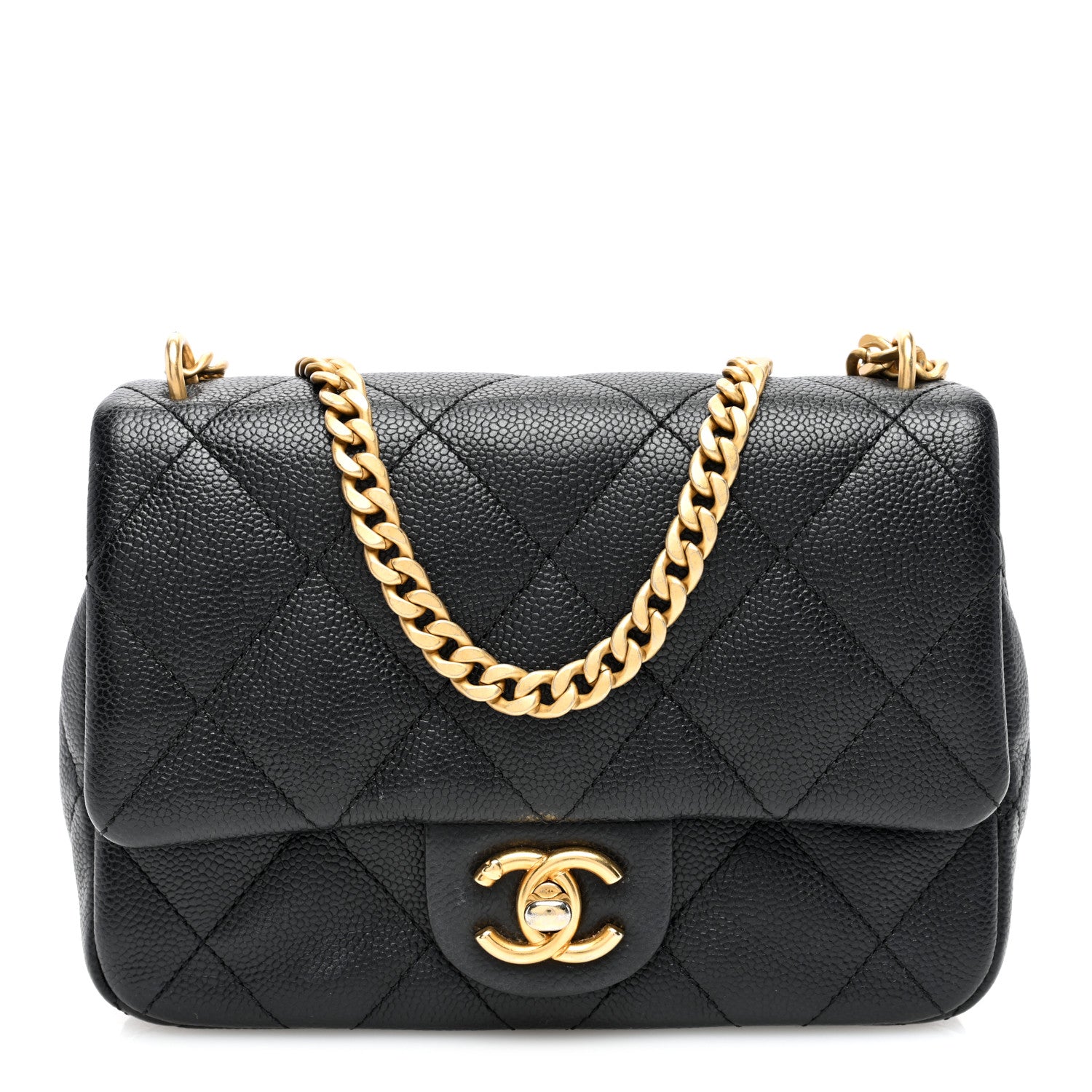 Chanel Caviar Quilted Mini Sweetheart Flap Black 1 of 10