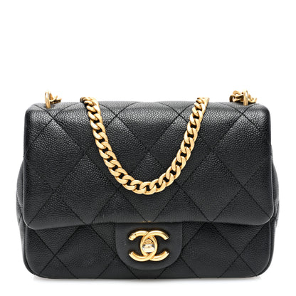 Chanel Caviar Quilted Mini Sweetheart Flap Black 1 of 10