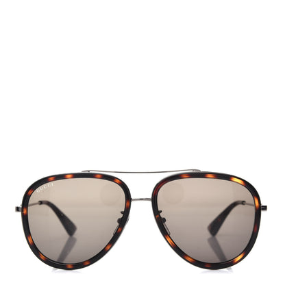 Gucci Aviator Sunglasses GG0062S Tortoise 2 of 7
