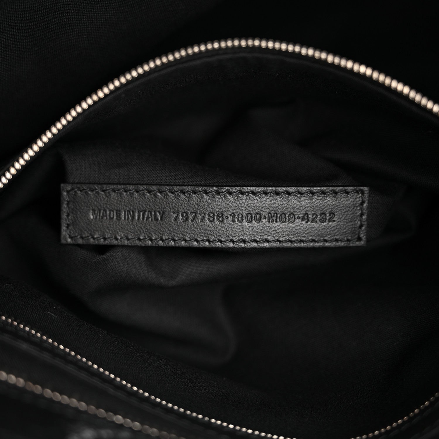 Balenciaga Agneau Arena Silver Hardware Medium Le City Black 7 of 12