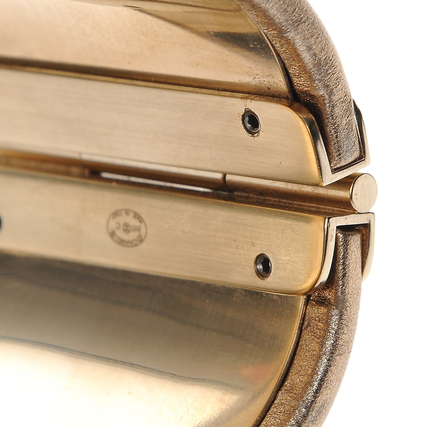 Chanel Metallic Lambskin CC Cuff Gold 7 of 7