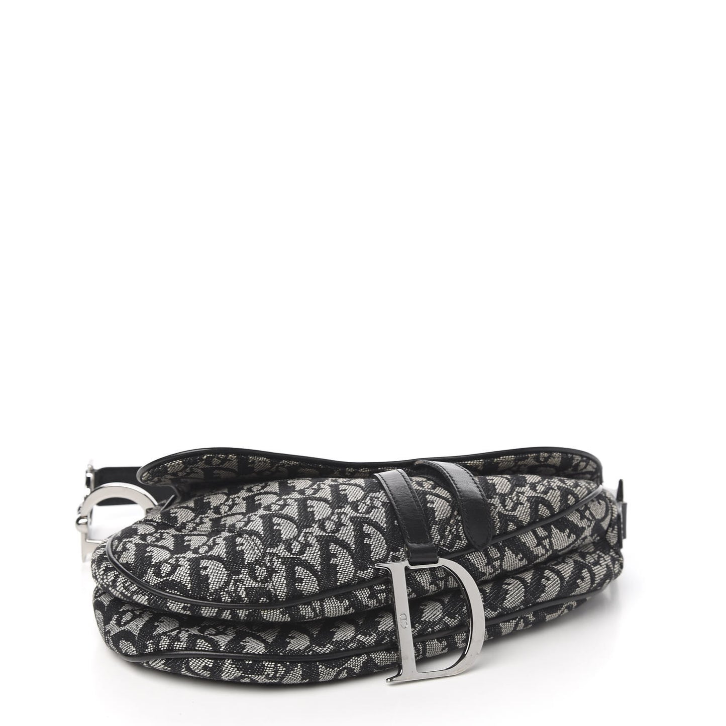 Monogram Saddle Bag Black