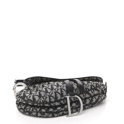 Christian Dior Monogram Saddle Bag Black 3 of 11