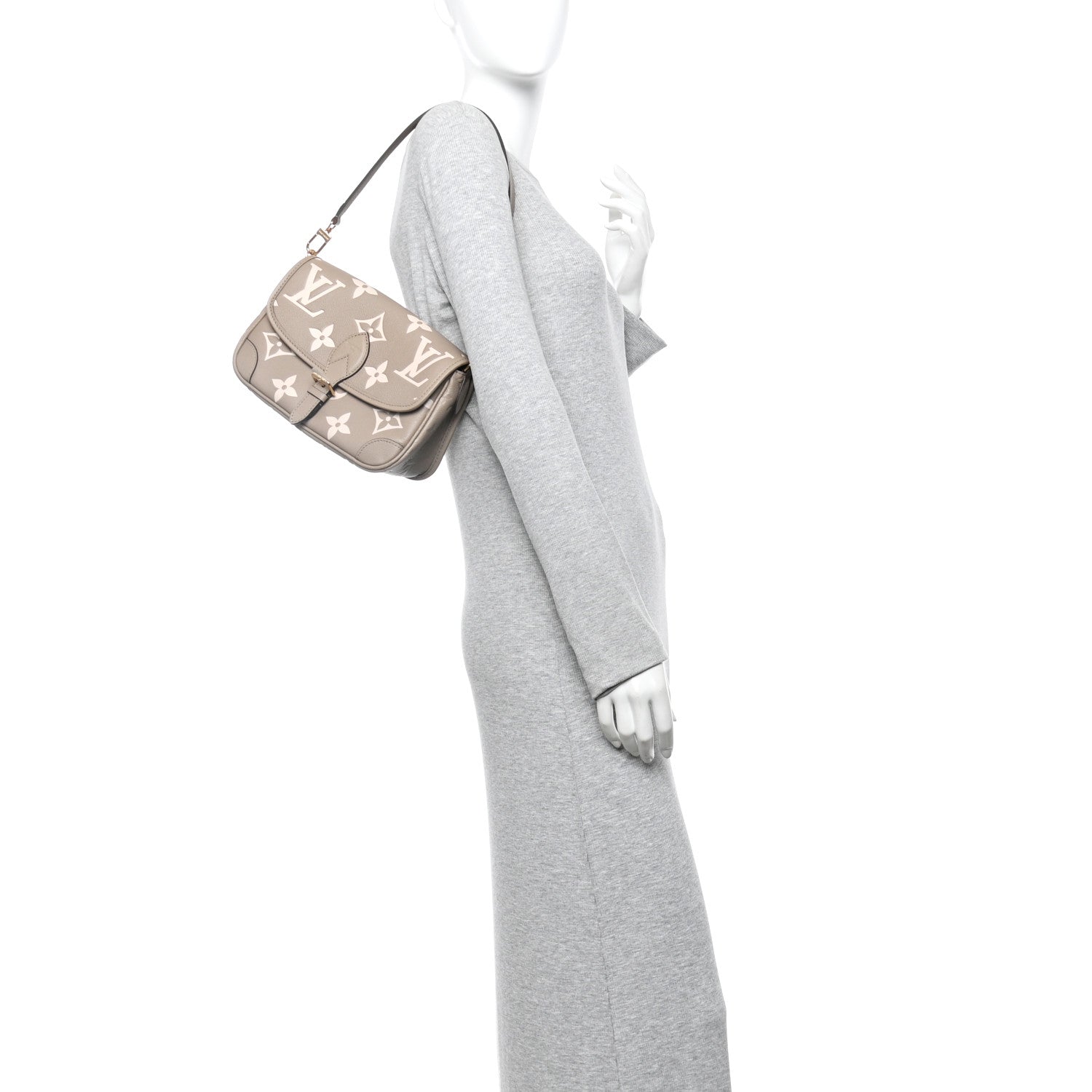 Louis Vuitton Empreinte Monogram Giant Diane Tourterelle Creme 2 of 9