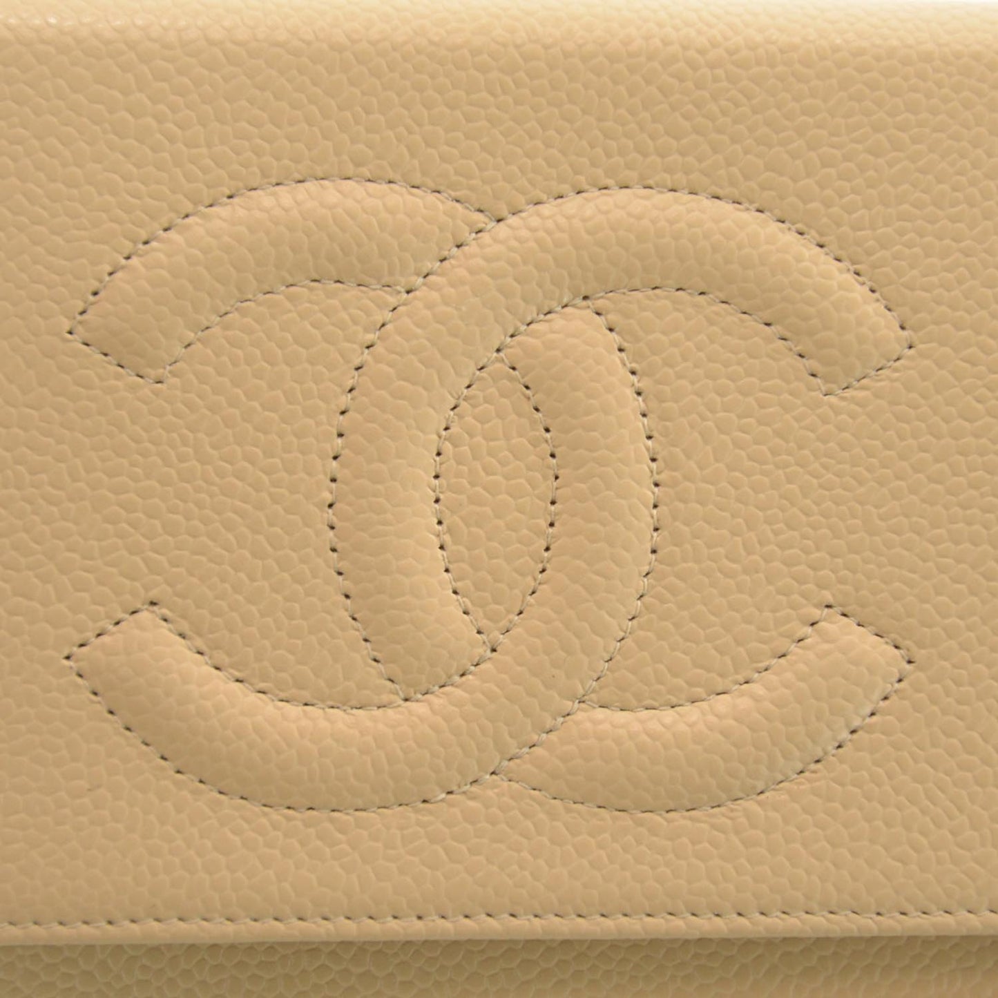 Caviar Wallet on Chain WOC Beige Clair