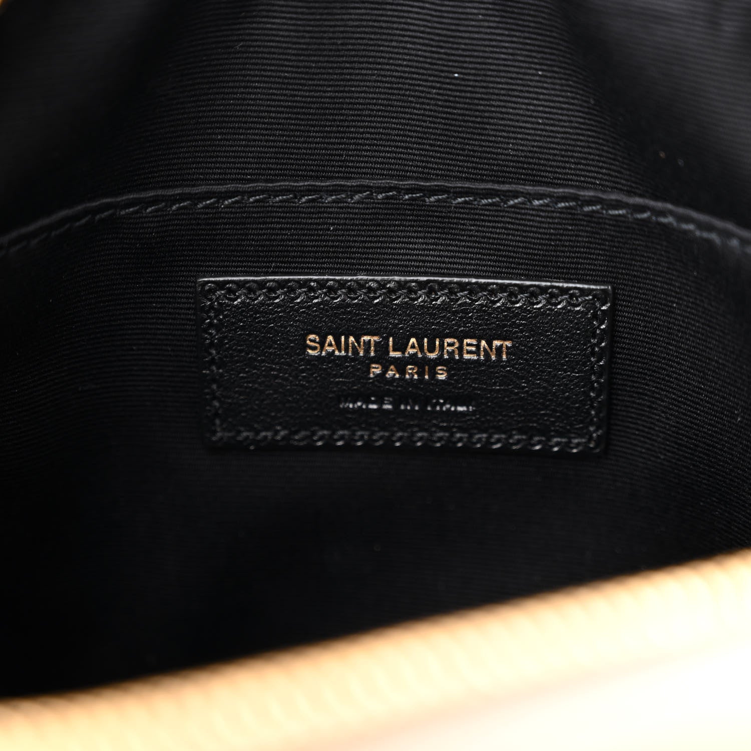 Saint Laurent Calfskin Matelasse Monogram Lou Camera Bag Cinnamon 6 of 11