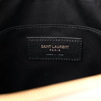 Saint Laurent Calfskin Matelasse Monogram Lou Camera Bag Cinnamon 6 of 11