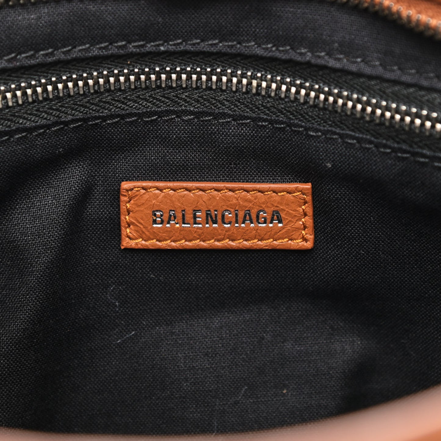 Agneau Classic Silver Hardware S City Camel