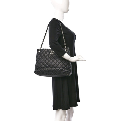 Chanel Caviar Quilted Easy Zip Tote Black 2 of 14