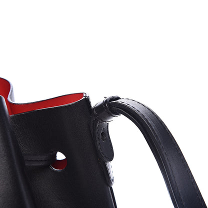 Mansur Gavriel Calfskin Mini Bucket Bag Black Flamma 11 of 13