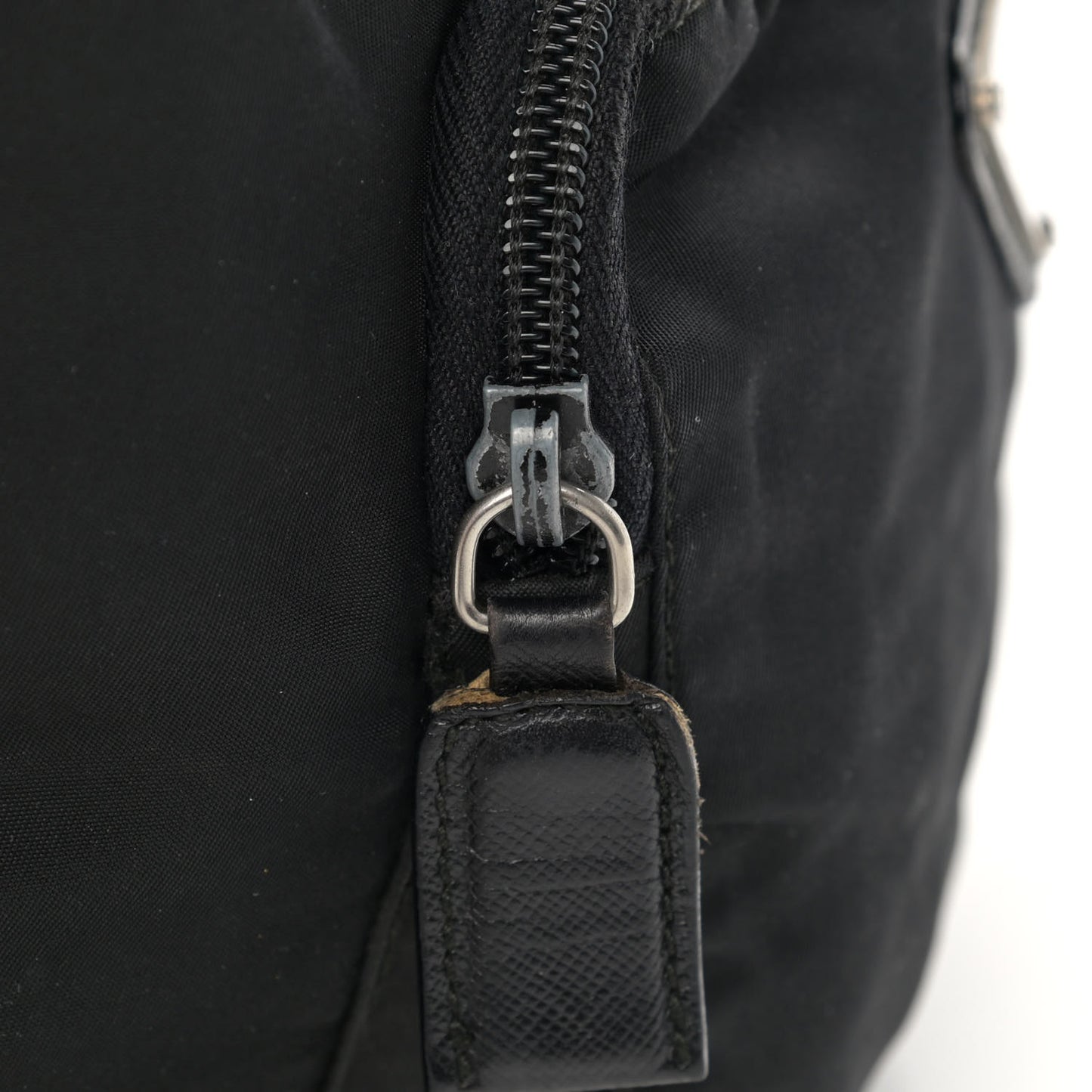 Nylon Vela Cinch Backpack Black