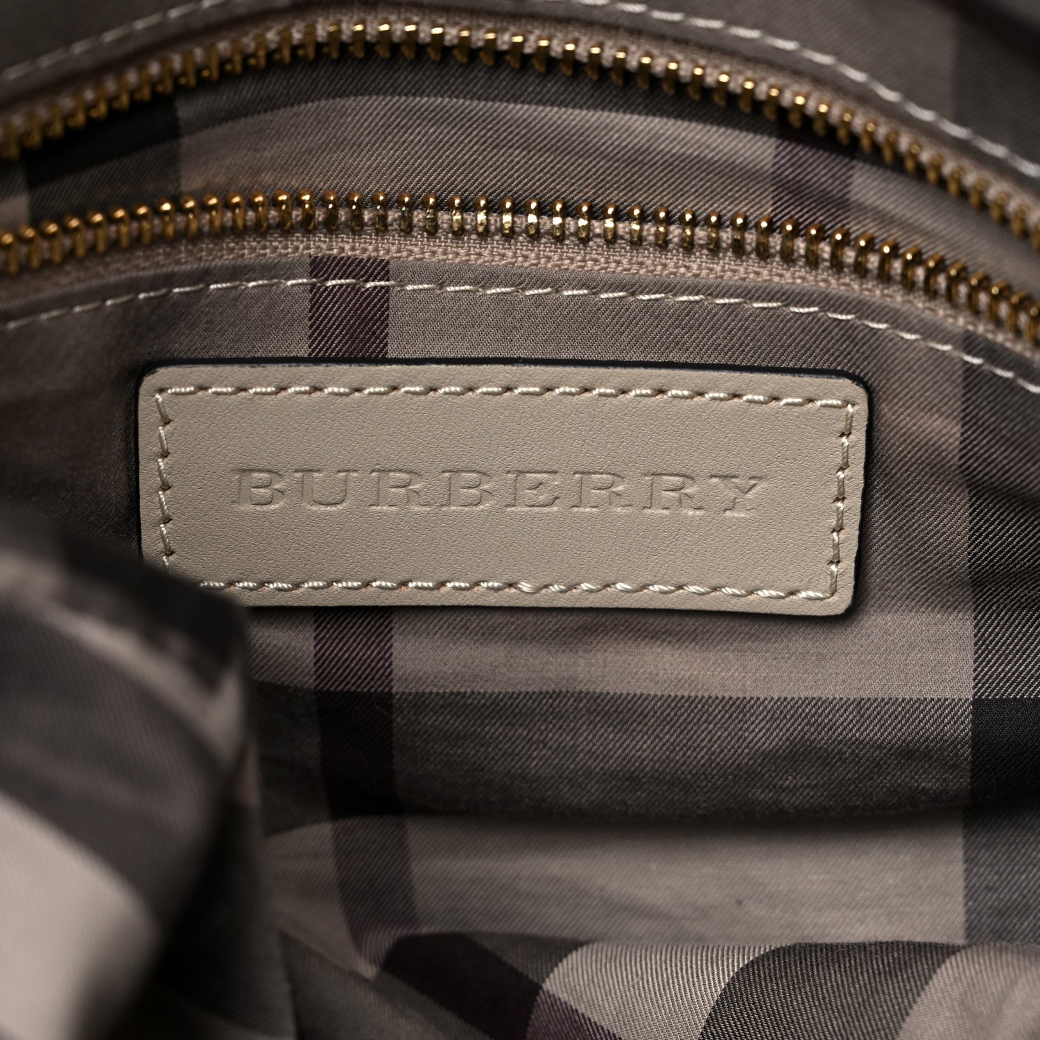 Burberry Calfskin Satchel Limestone 6 of 13