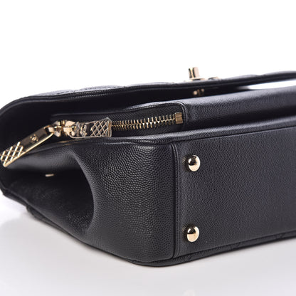 Chanel Caviar Quilted Medium Business Affinity Flap Black 10 of 11