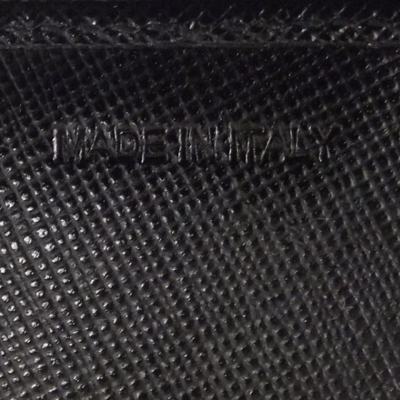 Saffiano Long Wallet Black