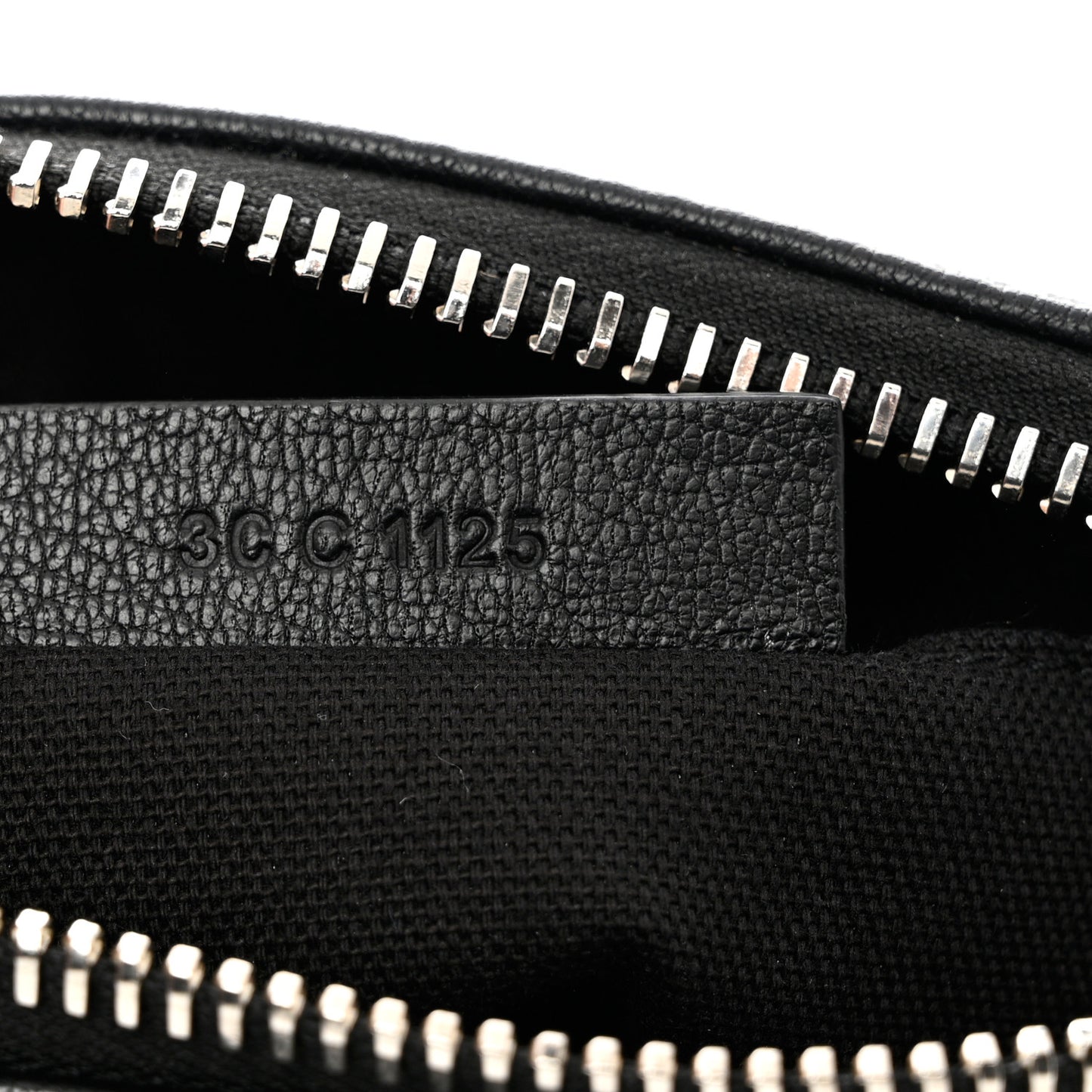 Sugar Goatskin Small Antigona Beauty Wristlet Black