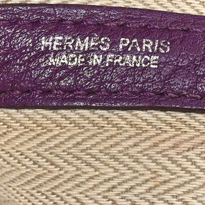 Hermes Negonda Garden Party Tote 30 TPM Cassis 6 of 9