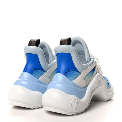 Louis Vuitton Calfskin LV Archlight Gradient Sneakers Light Blue 4 of 9