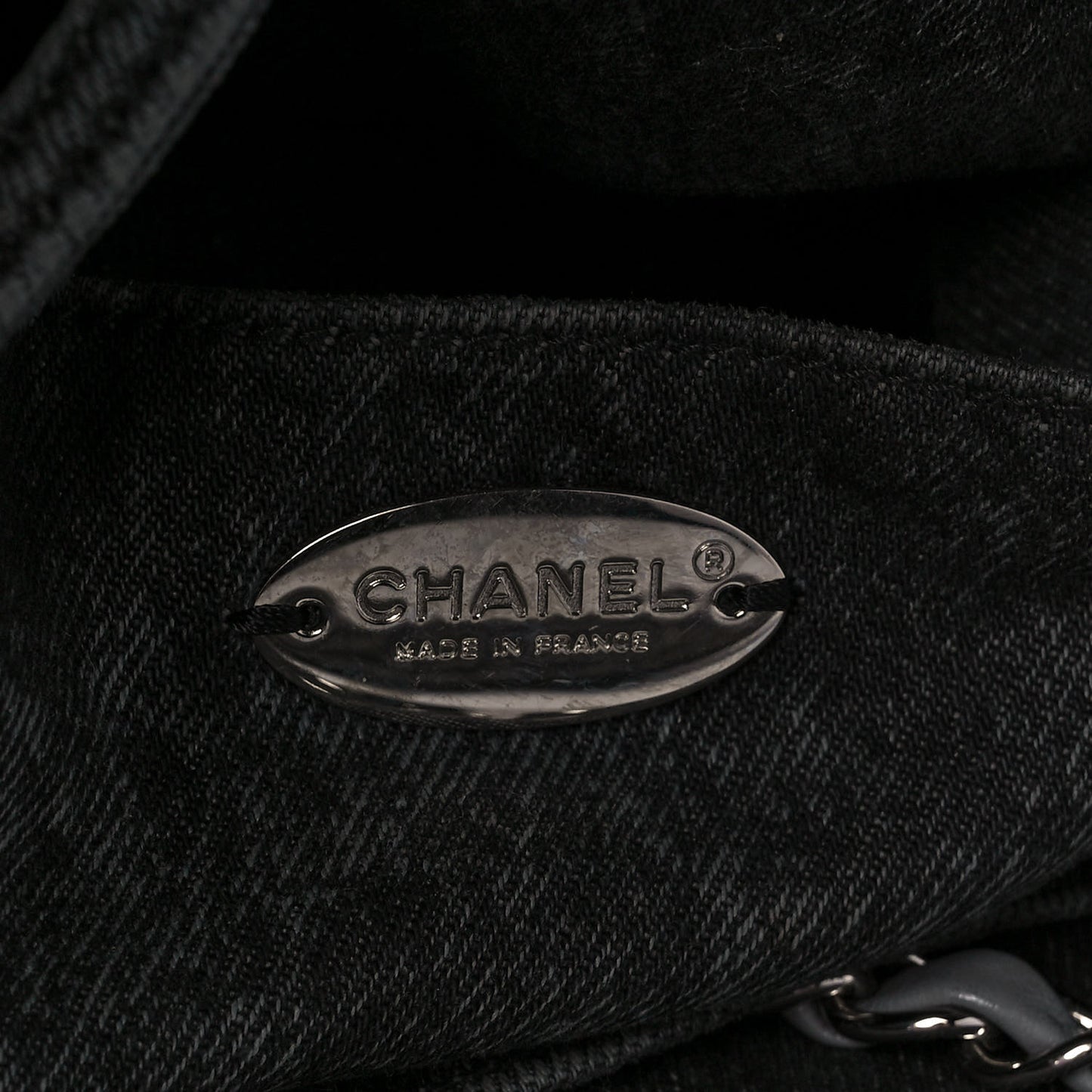 Denim Quilted 31 Denimpression Shopping Bag Grey Black