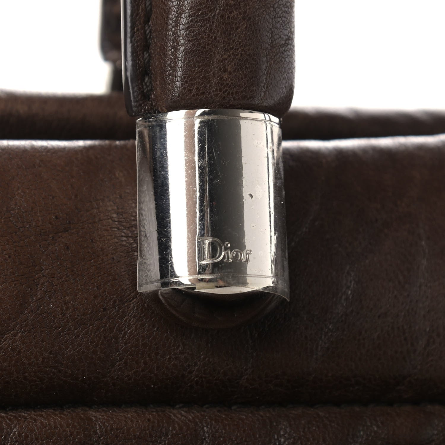 Christian Dior Lambskin Karenina Large Tote Brown 21 of 22