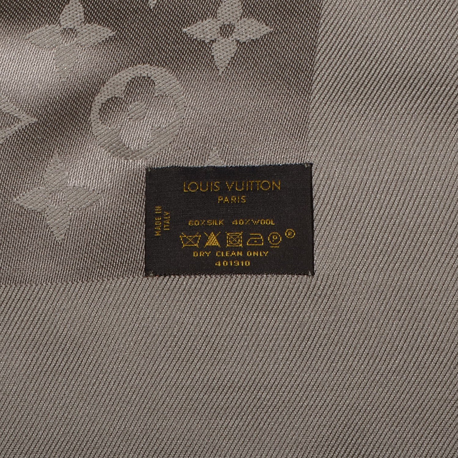 Louis Vuitton Silk Wool Monogram Shawl Verone 5 of 5