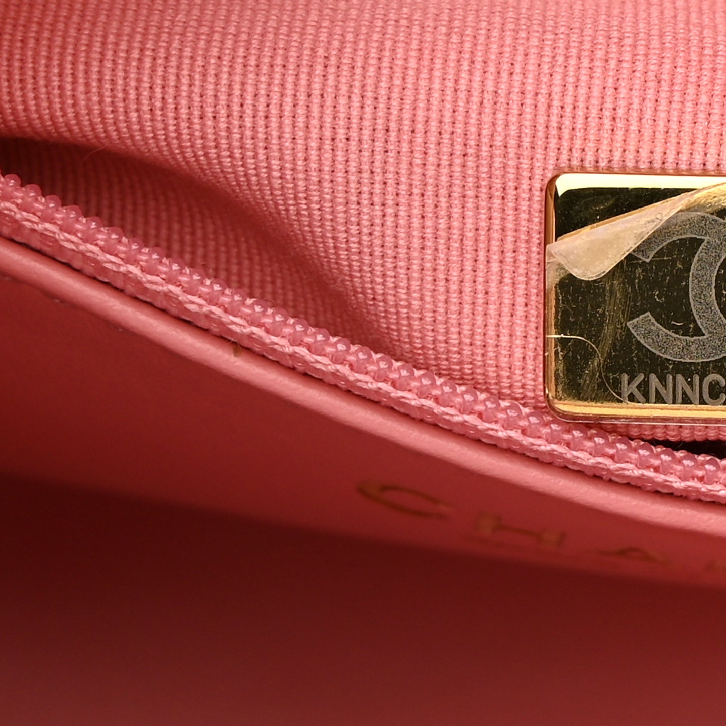 Shiny Aged Calfskin Quilted Nano Kelly Shopper Coral Pink