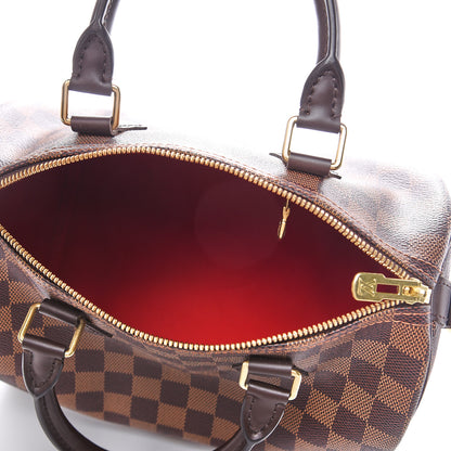 Louis Vuitton Damier Ebene Speedy Bandouliere 25 8 of 12