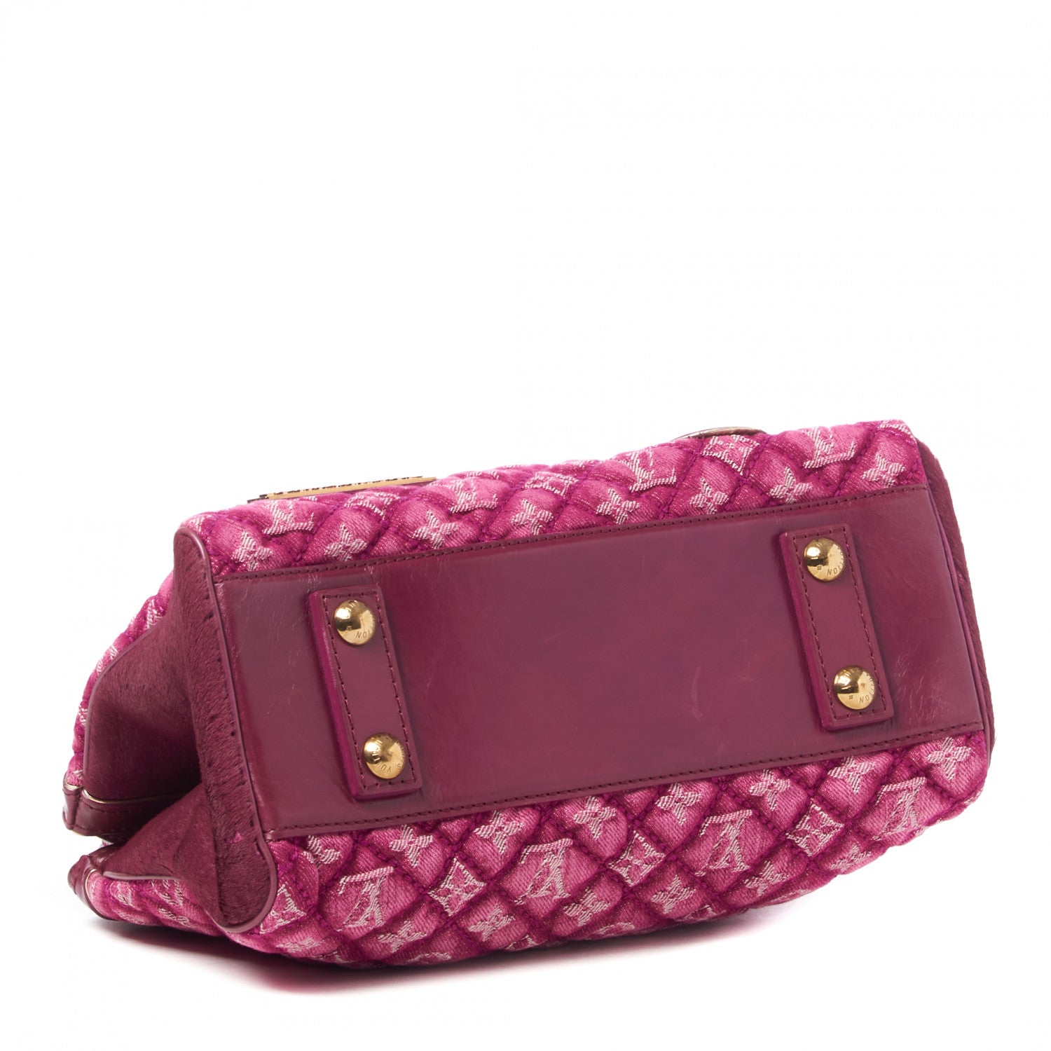 Louis Vuitton Monogram Denim Quilted Linda Fuchsia 3 of 8