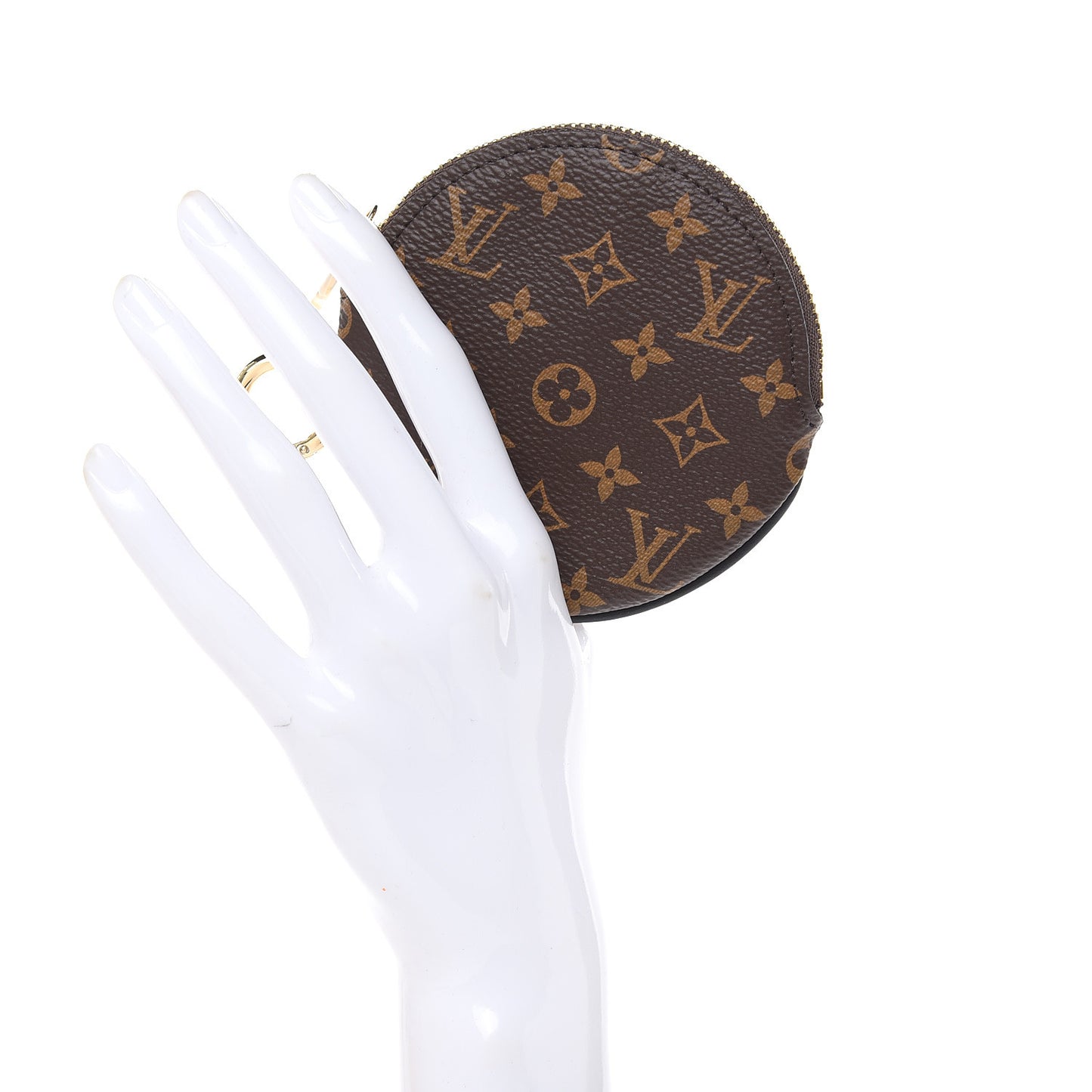 Mini Monogram Trio Pouch Round Coin Purse