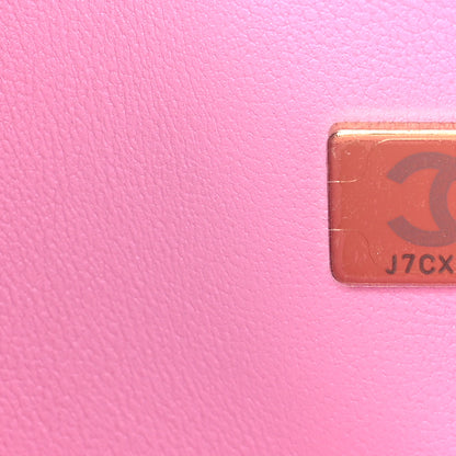 Chanel Caviar Quilted Medium Double Flap Pink 7 of 8