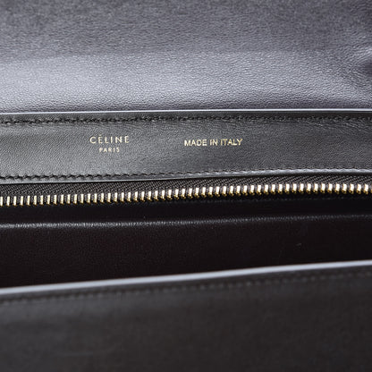Celine Bullhide Calfskin Small Tri-Color Trapeze Almond 9 of 10