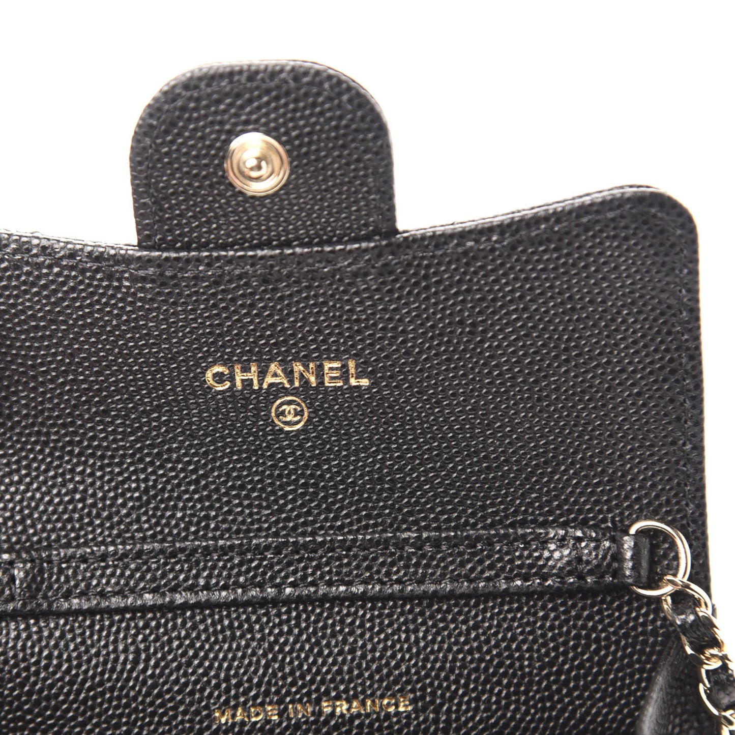 Caviar Quilted Flap Classic Belt Bag Black