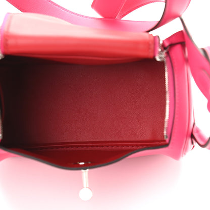 Hermes Swift Verso Mini Lindy 20 Rose Mexico Rouge Piment 5 of 9