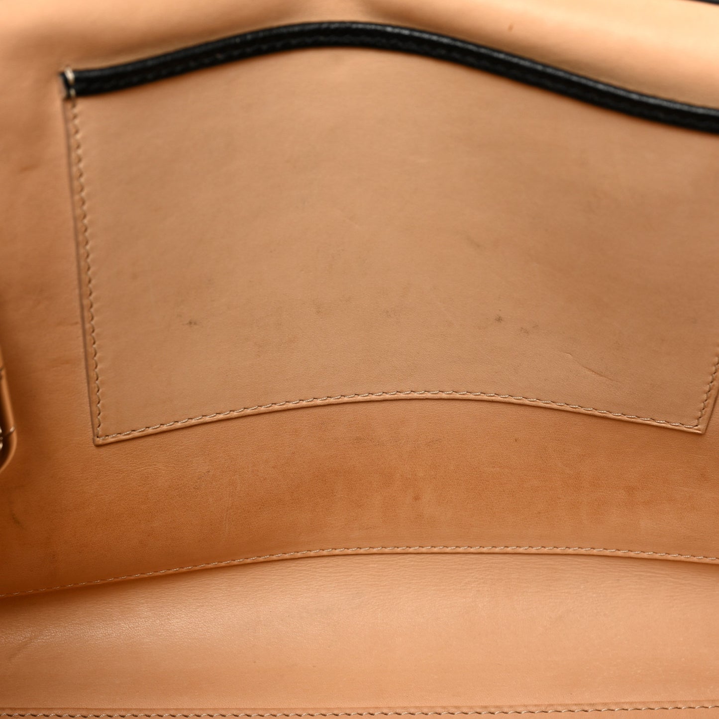 Grained Calfskin GM Brillant Satchel Black