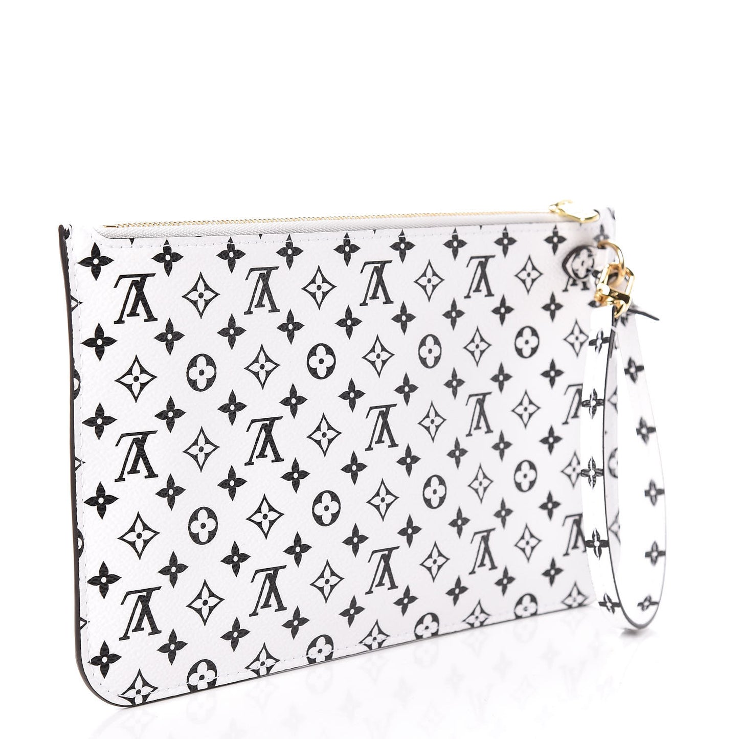 Monogram Giant Neverfull MM GM Pochette White