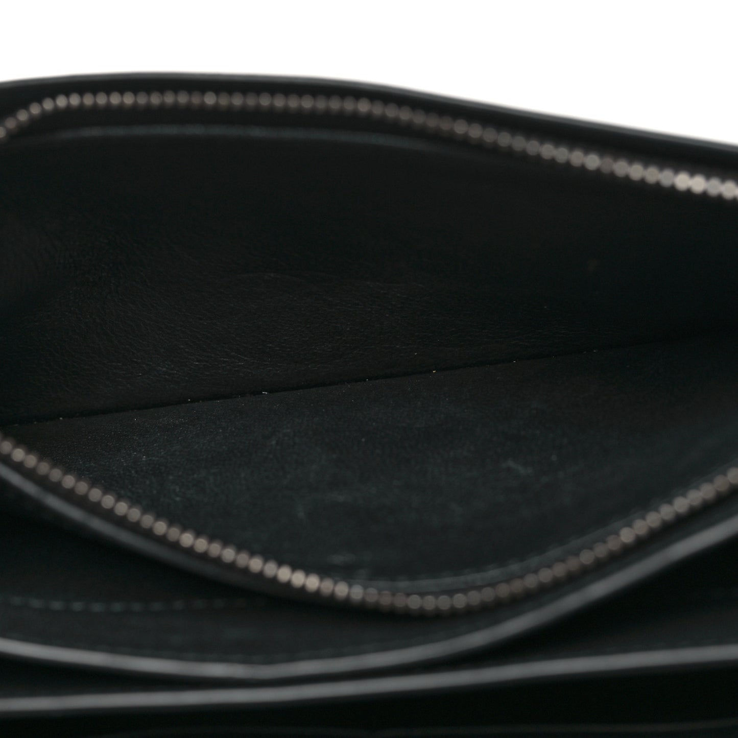 Metallic Nappa Intrecciato Chain Wallet Gold