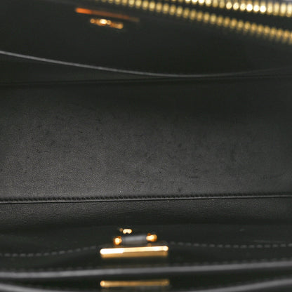 Louis Vuitton Calfskin Monogram Damier Tressage City Steamer PM Black 6 of 9