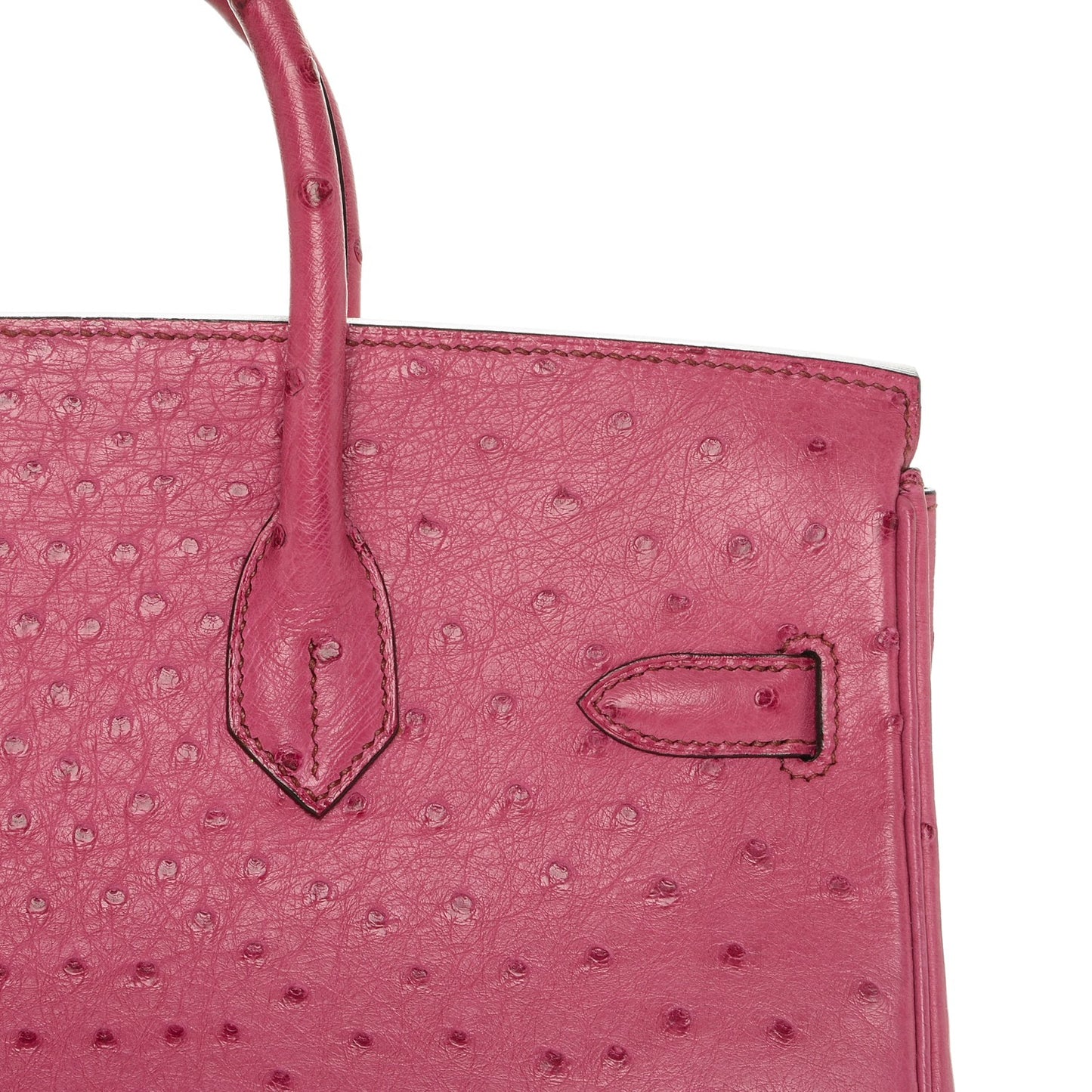 Ostrich HAC Birkin 32 Fuchsia