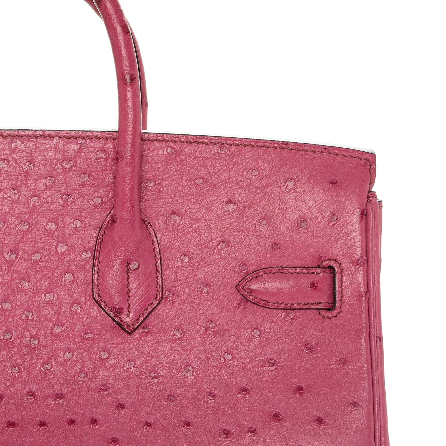 Hermes Ostrich HAC Birkin 32 Fuchsia 5 of 28