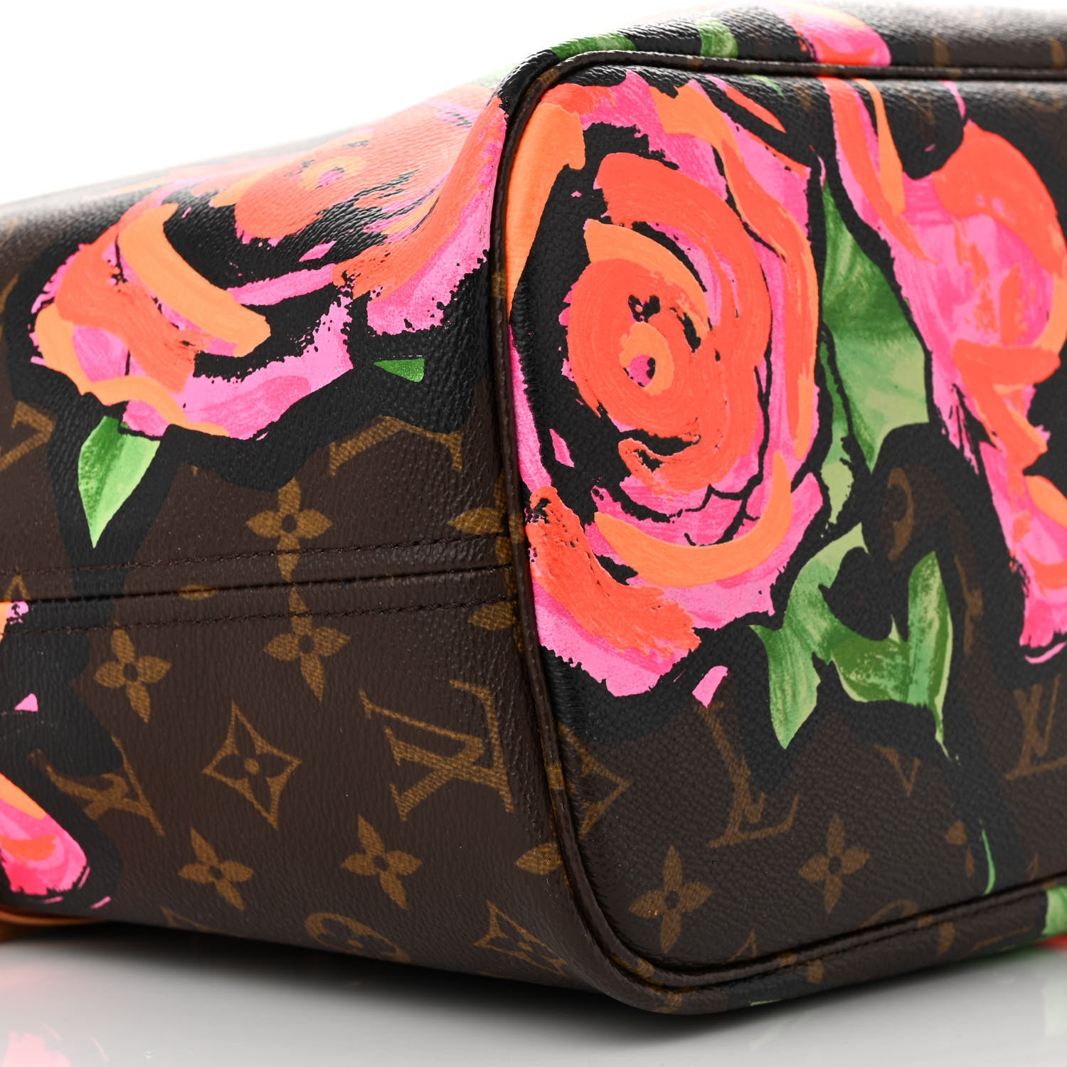 Louis Vuitton Monogram Roses Neverfull MM 9 of 11