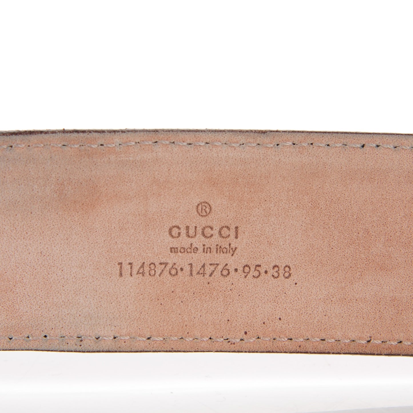 GG Plus Monogram Interlocking G Belt 95 38 Red