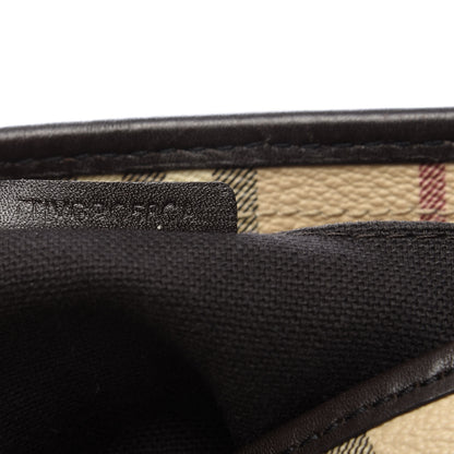 Burberry Haymarket Check Medium Regent Tote Chocolate 10 of 12