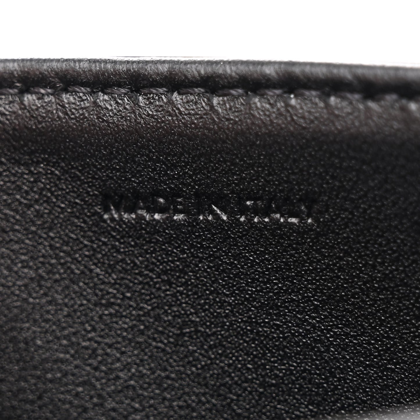 Shiny Calfskin Teen Triomphe Black